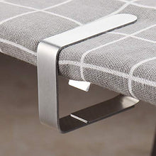 Camisin, clip per tovaglia in acciaio, antiscivolo, regolabile, per feste, picnic, 16 pezzi