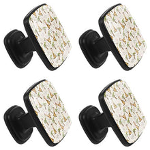 Giraffa del fumetto 4 PCS Pomelli per Porta, Pomolo per Mobile, Pomelli per Mobili con Viti, Maniglia per Armadietto, Pomelli per Porta, Pomelli per Cassetti per Porta, Armadio, Cassetto e Credenza