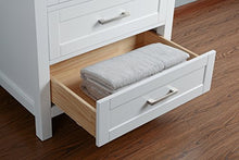 RUBEZA 750mm Harper Bagno Vanity, Bianco Marmo Italiano Carrara Top