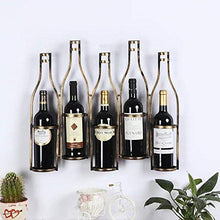 Wyfdm Isasar - Portabottiglie da parete, stile vintage, per ristoranti, bar, arredamento per la casa