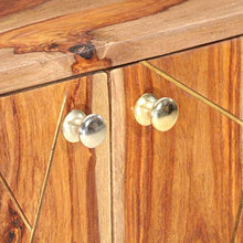vidaXL Credenza 118x30x75 cm in Legno Massello di Mango