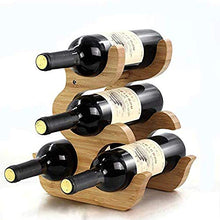 JIAHU Bamboo Wine Display Rack Da Tavolo Libero Stoccaggio In Legno Casa Piccolo 1 Pz