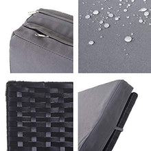 Mendler Lettino Regolabile da Esterno HWC-D80 polyrattan Antracite con Cuscino Grigio Scuro