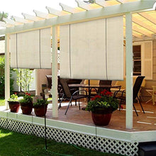 XJJUN Tende A Rullo, Impermeabili E Permeabili alla Luce, Schermo per La Privacy, Raffreddamento E Isolamento Termico, Veranda, Gazebo, Ponte, Gazebo, Terrazza, Cortile