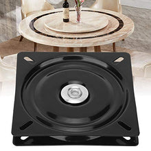 Nicoone tavolo da pranzo giradischi,Sedile girevole Base Mount Plate,Sedile girevole Base con rivetto di rinforzo,per la cucina domestica,Sala da pranzo,Hotel