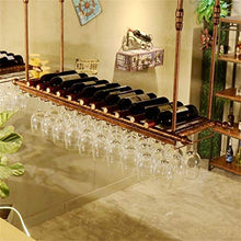 HJ-Golf Rack per armadietti per stoccaggio per Goblet Porta Bicchiere Calice Sospensione Bicchiere da Vino Portapiatti da Appendere for Vino Staffa di Ferro per Bottiglie di Vino per Vino