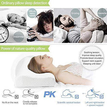 HelpAccess Cuscino Cervicale Memory Foam, Cuscino, Guanciale Letto in Memory Foam Ergonomico per Dolori a Collo e Cervicali, Federa Morbida Rimovibile e Lavabile- 60 x 40 x 12 cm - Kingsize - Arredi Casa
