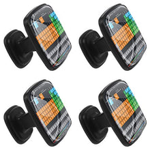 Tavola periodica Pomelli per Porta Set di 4 Pomelli per Mobili Manopole per Cassetti Cucina Armadio Vetro