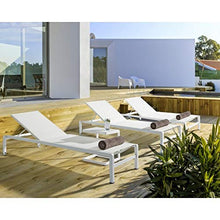 Lettino Impilabile Konnor Bianco con Ruote Cx21 Bizzotto cod.0662284