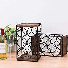 ASDFY Espositore per Vino retrò Espositore per Bottiglie Portabottiglie Portabottiglie impilabile a 3 Livelli Home Restaurant Bar Espositore per Vino