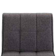 FAMIROSA Sgabelli da Bar 2 pz in Tessuto Grigio Scuro-9610