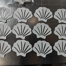 TOPBATHY Adesivo per Vasca da Bagno 24Pcs Antiscivolo a Forma di Conchiglia Vasca da Bagno Decalcomania Doccia da Pavimento di Sicurezza Adesivo da Pavimento Soluzioni per Bagno
