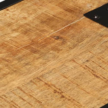 vidaXL Comodino 43x30x51 in Legno Massello di Mango Grezzo
