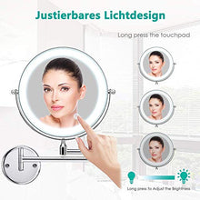 Namotu - Specchio cosmetico da Parete, Senza Fori
