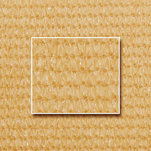 Zhao, tenda da sole per balcone, tenda da giardino, terrazza, pianta condizionata per fiori da giardino, beige 7 x 7 m (colore: beige, dimensioni: 7 x 7 m)