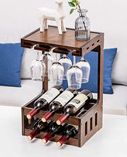 JL Wine Rack Holder, Wall Hanging Wine Bottle Holder, controsoffitto Wine Rack Tavolo Wine Rack Home Décor Pranzo Rack Accent Vino magazzinaggio for Il Vino di stoccaggio