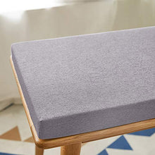 Waigg Kii - Cuscino per panca da giardino, 100/120/150 cm, antiscivolo, 2 3 posti, per interni ed esterni, per sala da pranzo a casa, colore: grigio, 100 x 40 x 5 cm