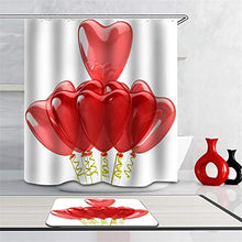 LIYAN Combinazione Bagno. Immagini Chiare E Colori Vivaci Rendono Il Tuo Bagno Pieno di Vita. Accessori da Bagno. Palloncino Rosso Amore.
