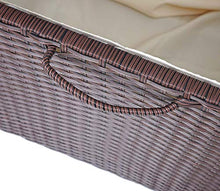 Mendler Baule Contenitore da Esterno HWC-D88 polyrattan ~ Premium 950l Marrone