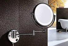Specchio da Bagno Specchi da Barba Ingrandimento 10X Semplicemente Decorare per Hotel Vanity Due Superficie Girevole Spina UK