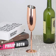 Tarente 304 Bicchiere di Vino Rosso Cocktail dell'Acciaio Inossidabile Champagne Calice Bar Forniture in Oro Rosa