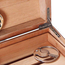 CLJ-LJ Noce humidor Cigar Box Mostra Una Piccola Finestra Trasparente Cigar Cabinet