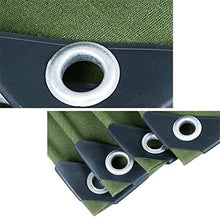 ZZTX Tenda a baldacchino in Tela Cerata Impermeabile Telo da Terra ArmyGreen per Esterni - 100% Impermeabile e protetto dai Raggi UV - 550 g/m & sup2; - Spessore 0,85 mm