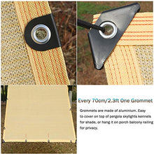 YXX Rete Parasole Telone Ombreggiante Grado Commerciale Telo Ombreggiante per Recinzione, Gazebo E Veranda per Esterni - Beige Vela Parasole con Occhielli E Bordo Nastrato Resistente (Size : 2mx4m)