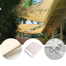 Tenda parasole da giardino triangolare, parasole a vela, per patio, giardino, con blocco UV