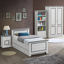 Leonie, armadio a 2 ante, colore: rovere grigio