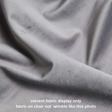 Duhome 2X Sgabelli da Bar Tessuto (Lino) Quadrato con Schienale Piedini in Legno Selezione Colore 5117A, Colore:Grigio, Materiale:Velluto