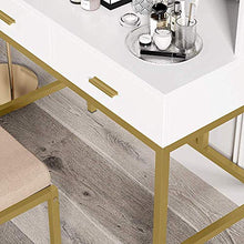 Tavolo camera da letto comò in legno con cassetto del comò,White