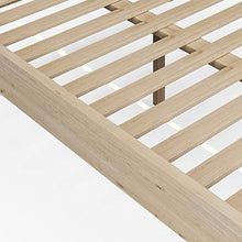 Keebgyy Telaio in legno di abete rosso massiccio, con gambe di supporto, per camera da letto, colore naturale, 140 x 200 cm
