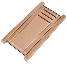 Kingpoint, poggiapiedi in solido legno per chitarristi, 3 livelli di altezza regolabile, Natural wood