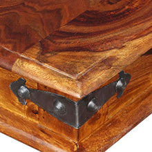 vidaXL Legno Massello di Sheesham Panca per Interni Casa Panchina Arredo