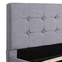 SKM Giroletto con Contenitore Grigio Chiaro in Tessuto 180x200 cm