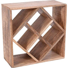 Home @ Styling Collection - Portabottiglie in legno, 33 x 15 cm