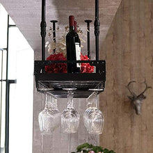 LXD Portabici Di Vino, Bicchiere Di Vino Sospensione Sospensione Holder Goblet Holder Bar Contatore Sottosopra,Black-180 * 35 cm