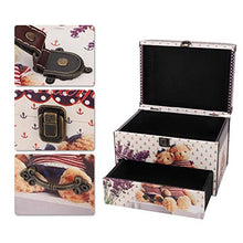 DAUERHAFT Organizer per Gioielli in Stile Moderno a Due Strati per organizzare Collana, Anelli, Orecchini, con cassetti
