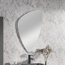 Fackelmann Set di mobili da Bagno per Ospiti con lavabo e Specchio, 55 cm, 3 Pezzi