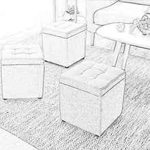 LZZJIAJU Pouf Pouf Imbottito Sgabello Panca Imbottita Pouf Imbottito Pouf (Color : Orange)