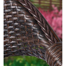 Tavolo in vimini in rattan mobili in patio e set sedia, Patio Arredi Mobili Conservatorio Set da tavolo Ambientazione interna Patio Rattan Tavolo da pranzo Set da tavolo in vimini Weave (4 pezzi)