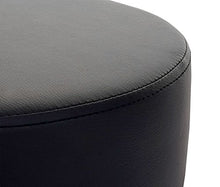 Mendler Coppia sgabelli Regolabili HWC-C22 Ecopelle Ø 35cm Nero