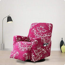 Stootrel Copripoltrona Relax Reclinabile,Elasticizzato Copripoltrona Poltrona Relax Reclinabile Jacquard Fodera per Divano (Color : Pink)