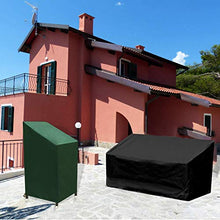 REW 2 coprisedili per panca da giardino in tessuto Oxford 210D con coulisse (134 x 66 x 89 cm)