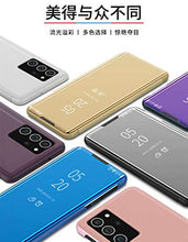 Nadoli Custodia per Samsung Galaxy M31S,Chiaro Specchio Stand Protezione Libro Portafoglio Cover Custodia in Pelle Difficile PC Copertura,Argento
