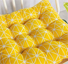 HYLX Cuscino Sedile, Cuscino Sedia, Cuscino Sgabello Rotondo, Cuscino Sedia Floreale Antiscivolo in Cotone Spesso, per Giardino, terrazza Esterna