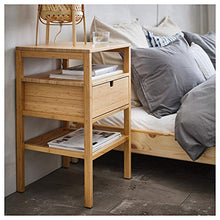 Ikea Nordkisa comodino, 40 x 40 x 67 cm, bambù