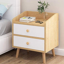 Comodini in legno comodino comodino comodino comodino camera da letto stand laterale libreria moderna con 2 cassetti mobili per casa ufficio comodino