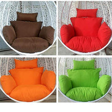 ZHBH - Cuscino per sedia a dondolo da appendere, impermeabile, addensato da appendere, per patio, giardino, multicolore a scelta, 90 x 120 cm